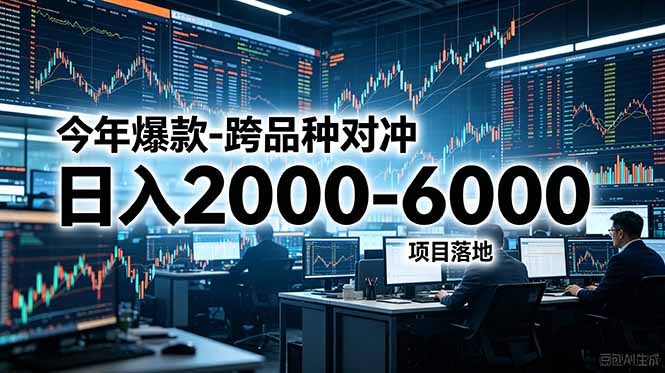 今年爆款-跨品种对冲日入2000-6000，项目落地！-禾谷轻创网