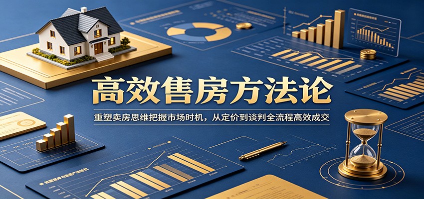 高效售房方法论：重塑卖房思维把握市场时机，从定价到谈判全流程高效成交-禾谷轻创网