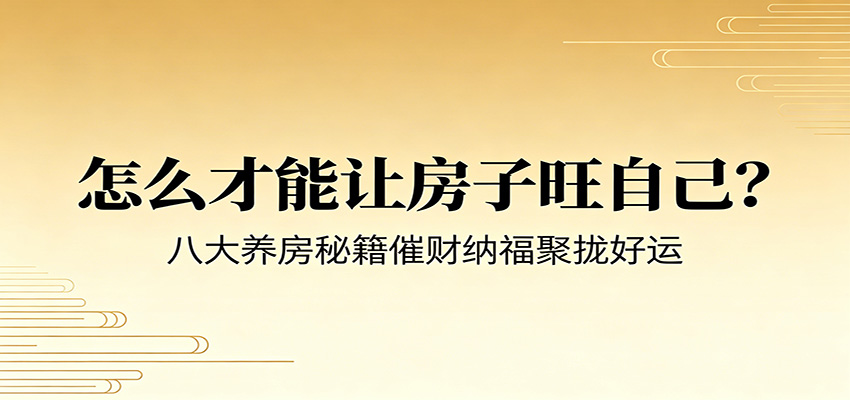 付费文章《怎么才能让房子旺自己？》八大养房秘籍催财纳福聚拢好运-禾谷轻创网