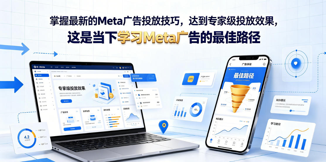 掌握最新的Meta广告投放技巧，达到专家级投放效果，这是当下学习Meta广告的最佳路径【原创双语字幕】-禾谷轻创网