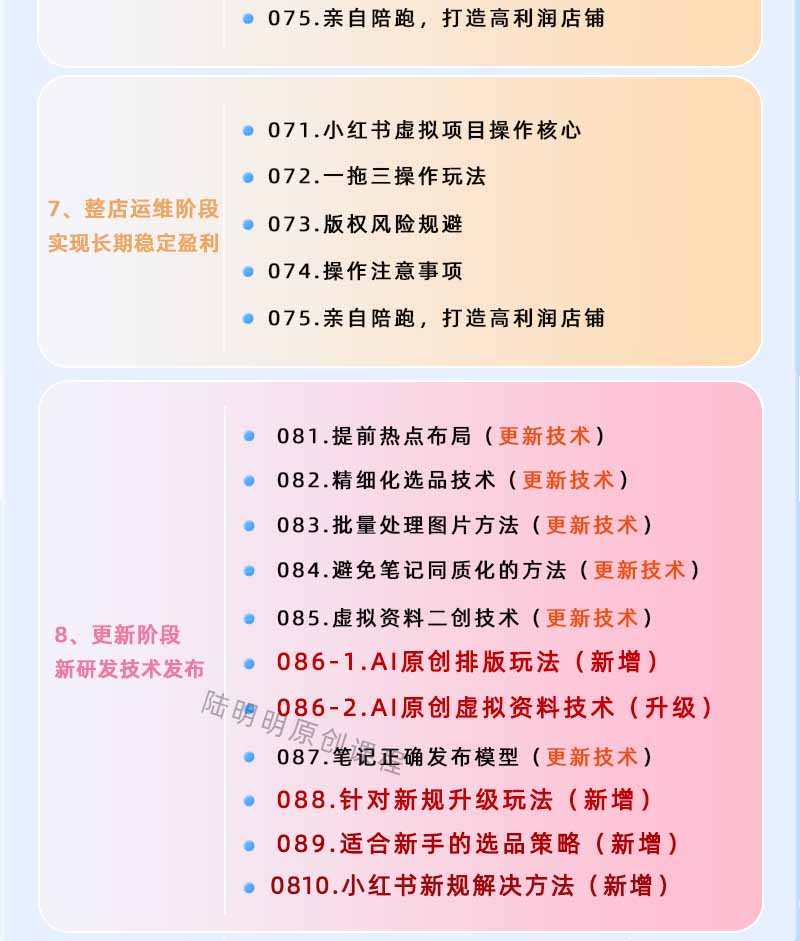 图片[4]-小红书虚拟项目特训班9.0，全面拥抱AI，批量产出原创PPT货源，单品/单店纯利润几万到几十W-禾谷轻创网