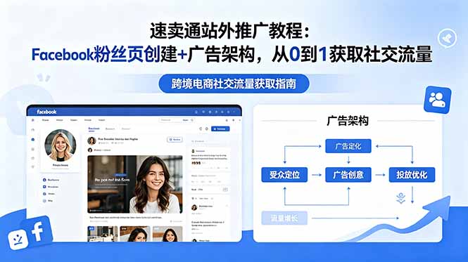 速卖通站外推广教程：Facebook粉丝页创建+广告架构，从0到1获取社交流量-禾谷轻创网