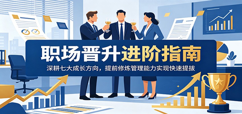 职场晋升进阶指南：深耕七大成长方向，提前修炼管理能力实现快速提拔-禾谷轻创网
