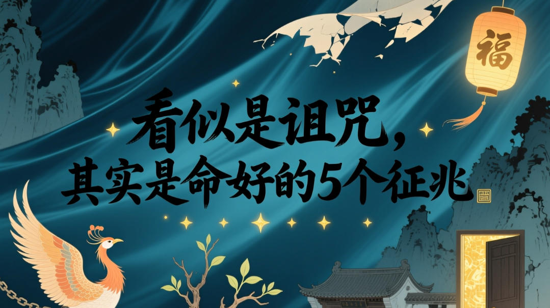 付费文章：看似是诅咒，其实是命好的5个征兆-禾谷轻创网