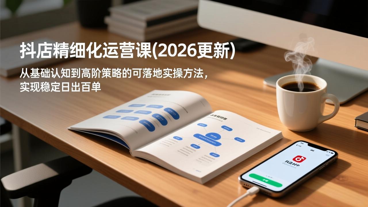 抖店精细化运营课(更新6月-禾谷轻创网