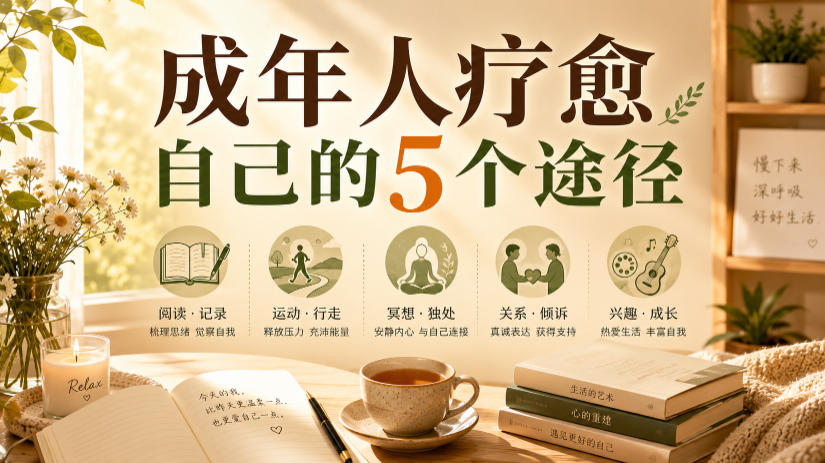 付费文章：成年人疗愈自己的5个途径-禾谷轻创网