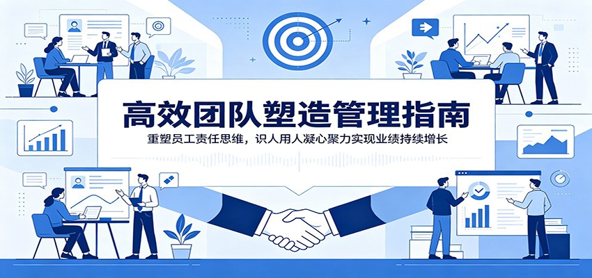 高效团队塑造管理指南：重塑员工责任思维，识人用人凝心聚力实现业绩持续增长-禾谷轻创网