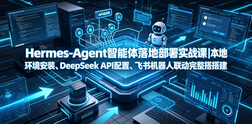 Hermes-Agent智能体落地部署实战课｜本地环境安装、DeepSeek API配置、飞书机器人联动完整搭建教程-禾谷轻创网