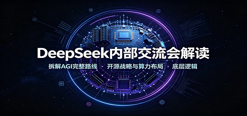 DeepSeek内部交流会解读:拆解AGI完整路线,开源战略与算力布局底层逻辑-禾谷轻创网