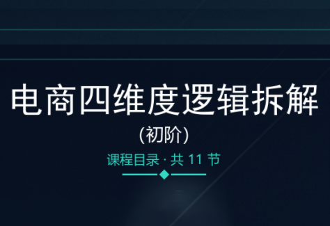 老木老师·电商四维度逻辑拆解(初阶)-禾谷轻创网