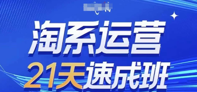 淘系运营21天速成班,0基础轻松搞定淘系运营,不做假把式,快速复制落地(更新26年8月)-禾谷轻创网