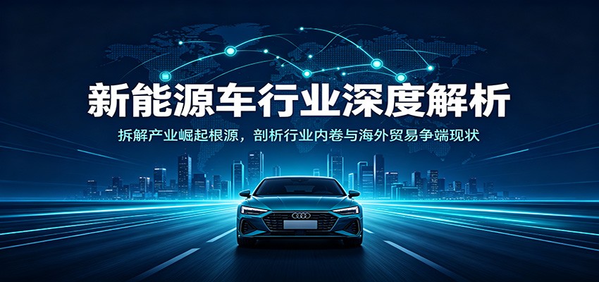 新能源车行业深度解析：拆解产业崛起根源，剖析行业内卷与海外贸易争端现状-禾谷轻创网