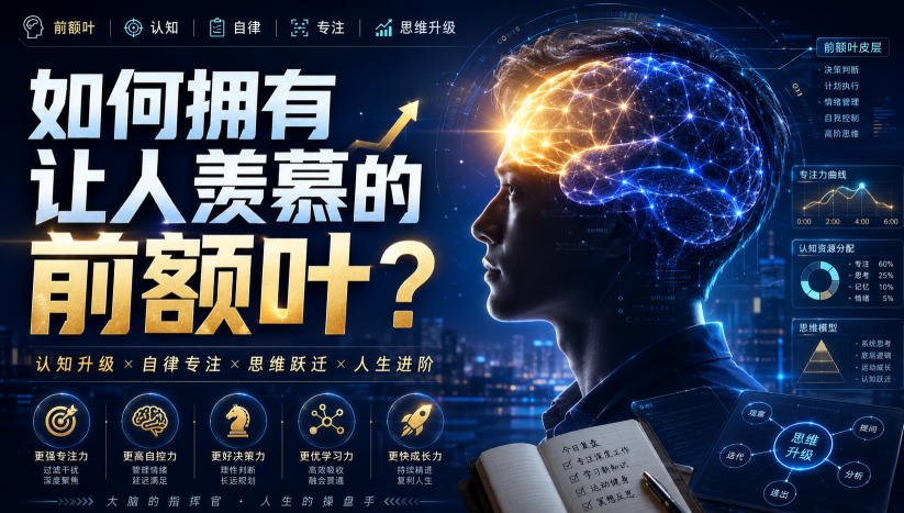 付费文：如何拥有让人羡慕的前额叶？-禾谷轻创网