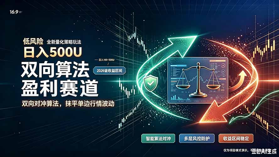 算法对冲/EA量化，日入500刀，躺着赚钱！你把它当做“自动提款机”，它把你就爆了-禾谷轻创网