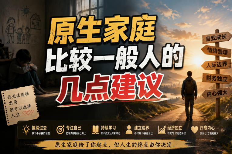 付费文章：给原生家庭比较一般人的几点建议-禾谷轻创网