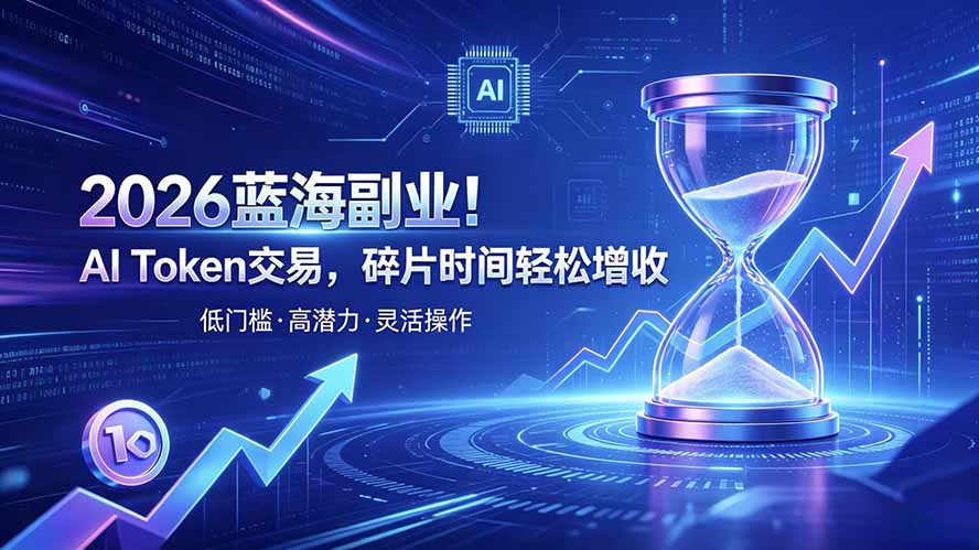 AI Token算力赛道！普通人可入局的数字副业-禾谷轻创网