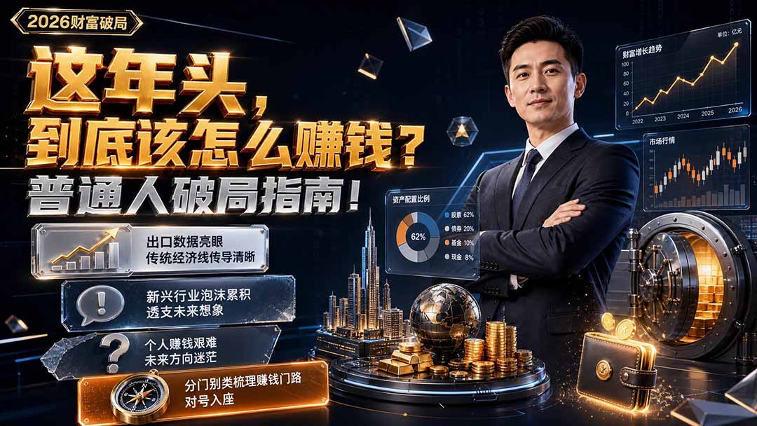 付费文章：这年头，到底该怎么赚钱？普通人破局指南！-禾谷轻创网
