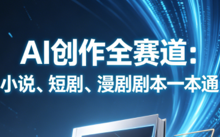 AI创作全赛道:小说、短剧、漫剧剧本一本通(更新7月)-禾谷轻创网