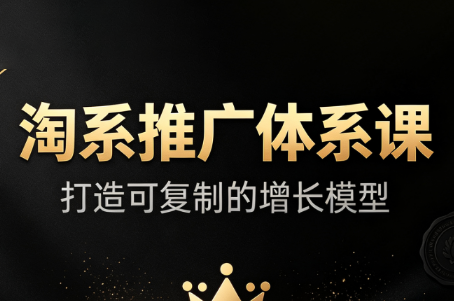 大山·淘系推广体系课-禾谷轻创网