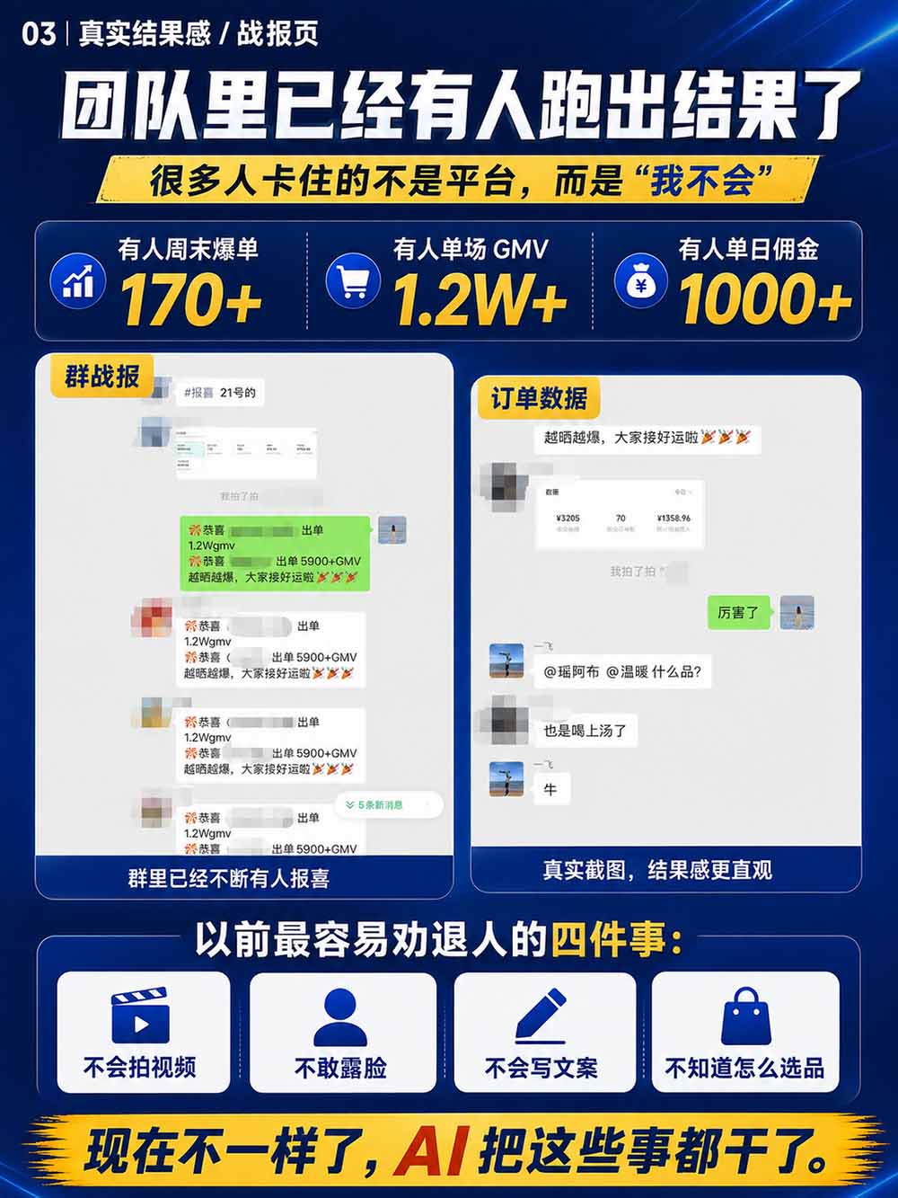 图片[5]-2026视频号AI爆品带货训练营-9月开课｜不露脸不直播，AI做视频发视频号，有人下单，你赚佣金，轻松单日佣金1000+-禾谷轻创网