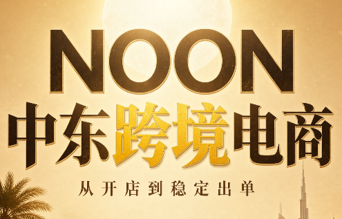 NOON中东跨境电商：从开店到稳定出单(更新2026)-禾谷轻创网