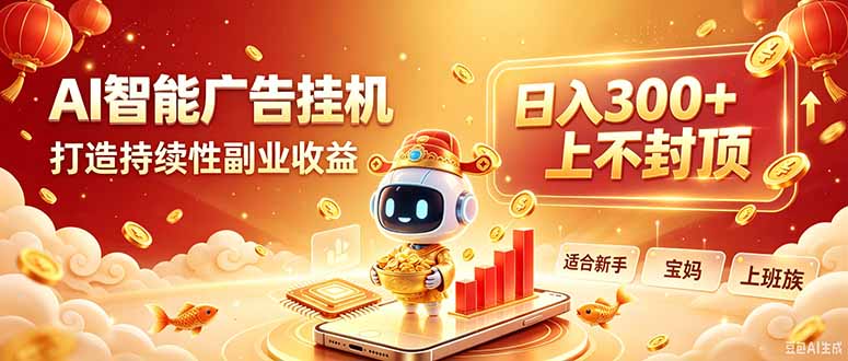 告别手动干活！AI自动化，解锁线上被动收益-禾谷轻创网