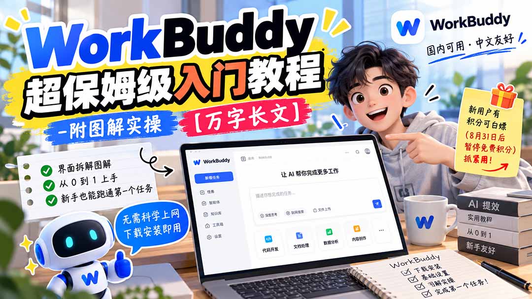 WorkBuddy 超保姆级入门教程-附图解实操 【万字长文】-禾谷轻创网