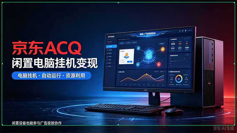 京东ACQ是什么？闲置电脑挂机采集项目拆解-禾谷轻创网