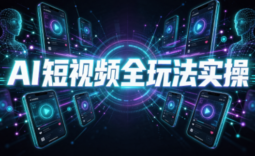 AI短视频全玩法实操(剪辑+带货+数字人+漫剧+短剧)-禾谷轻创网