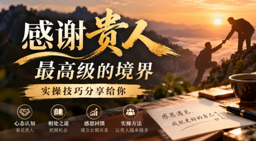 某公众号付费文章：感谢贵人最高级的境界，实操技巧分享给你-禾谷轻创网