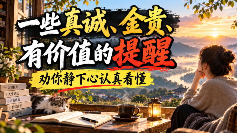 付费文章:一些真诚、金贵、有价值的提醒,劝你静下心认真看懂-禾谷轻创网