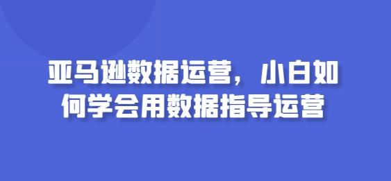 亚马逊数据运营，小白如何学会用数据指导运营-禾谷轻创网