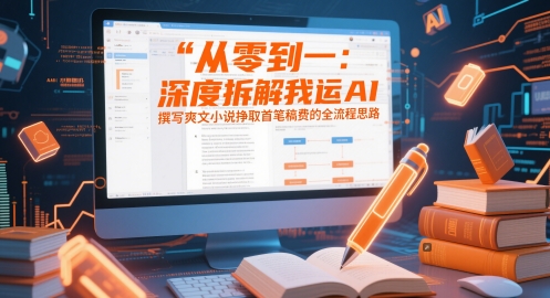 从零到一：深度拆解我运用AI撰写爽文小说挣取首笔稿费的全流程思路-禾谷轻创网