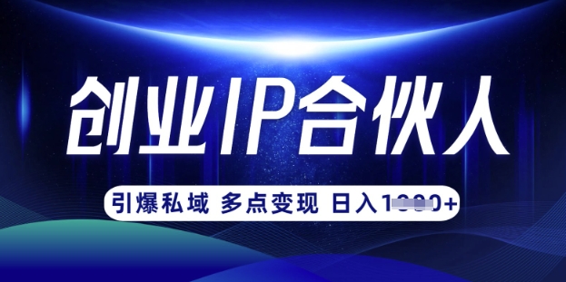 云帆·创业ip合伙人打造3.0，从0到1教你做网创，实现月入过W-禾谷轻创网
