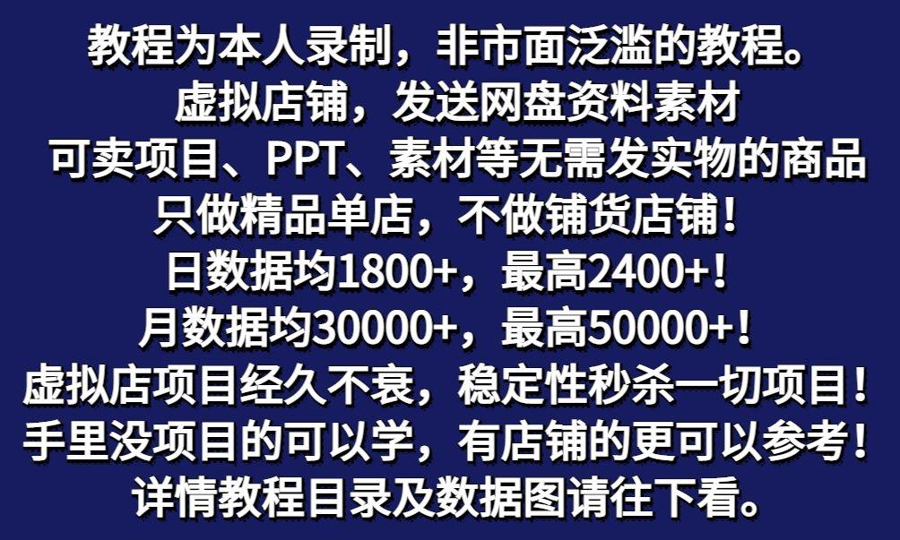 图片[2]-拼多多虚拟电商训练营月入50000+你也行，暴利稳定长久，副业首选-禾谷轻创网