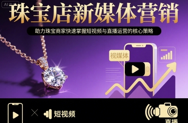 珠宝店新媒体营销，助力珠宝商家快速掌握短视频与直播运营的核心策略-禾谷轻创网