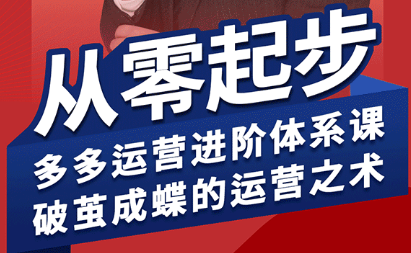 海神·拼多多运营进阶系统课(更新9月)-禾谷轻创网