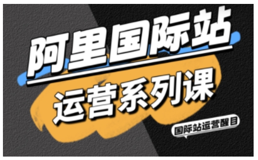 阿里国际站运营系列课，涵盖精准引流、直通车与全站推实战SOP，搭配AI效率工具包与高阶增长玩法-禾谷轻创网