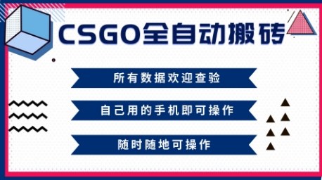 CSGO全自动搬砖，年底钱回家好项目，当天可拿到结果，新手小白轻松月入1W+【揭秘】-禾谷轻创网