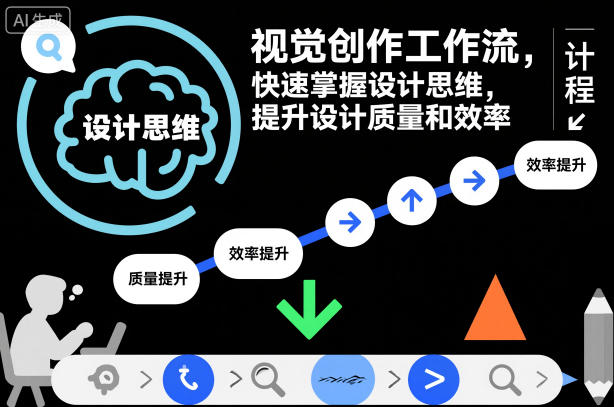 视觉创作工作流，快速掌握设计思维，提升设计质量和效率-禾谷轻创网