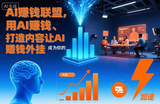 AI賺钱联盟，用AI賺钱、打造内容让AI成为你的賺钱外挂-禾谷轻创网