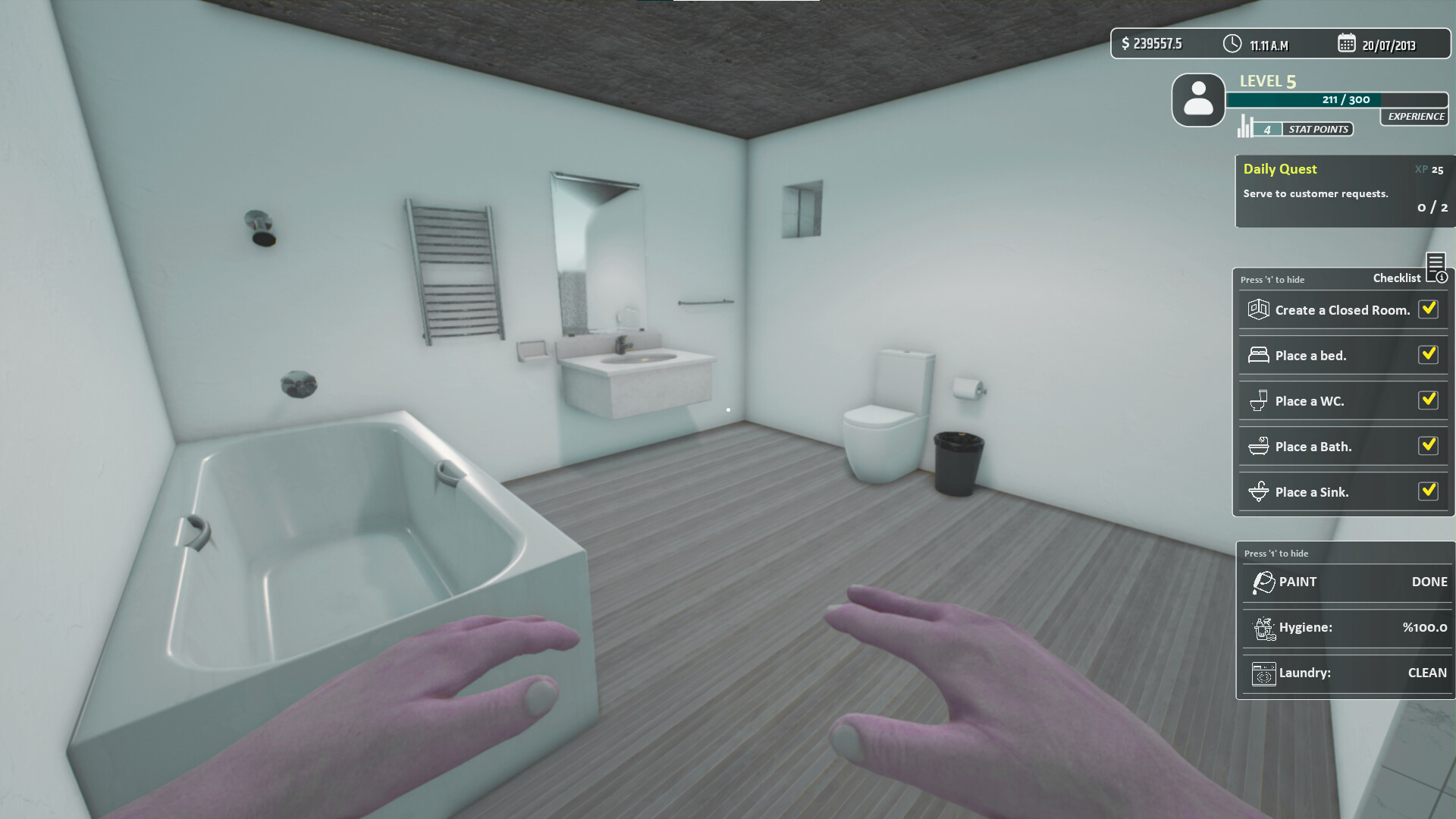 《酒店老板模拟器/Hotel Owner Simulator》PC中文版下载-含Build.18948595-禾谷轻创网