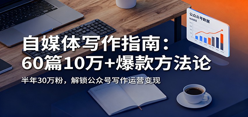 自媒体写作指南：60篇10万+爆款方法论，半年30万粉，解锁公众号写作运营变现-禾谷轻创网