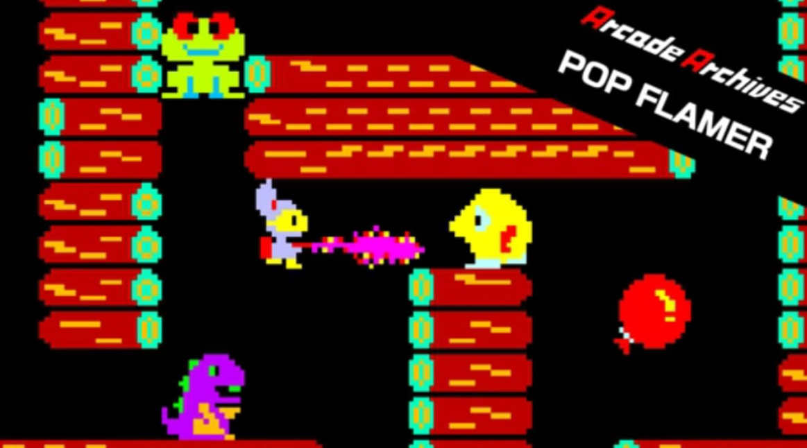 《街机：POP火焰 Arcade Archives POP FLAMER》Switch英文版NSP下载-禾谷轻创网