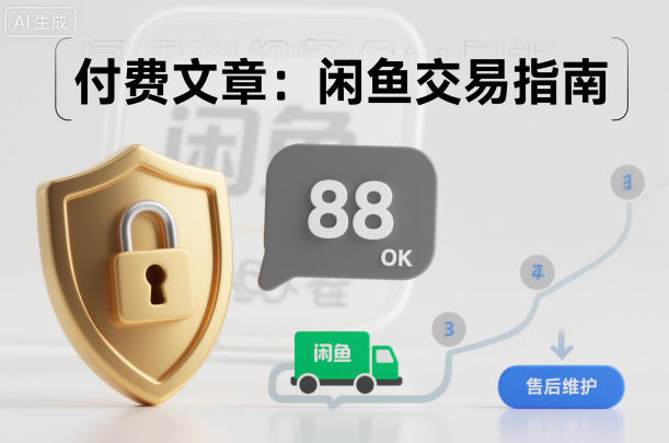 付费文章：闲鱼交易指南，怎么才能降低被坑被马扁的概率-禾谷轻创网