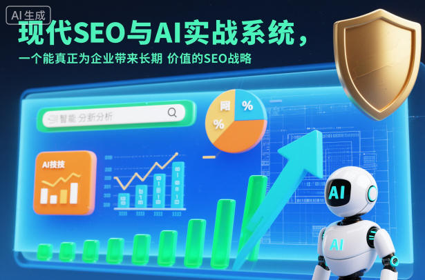 现代SEO与AI实战系统，一个能真正为企业带来长期价值的SEO战略(英语+中文字幕)-禾谷轻创网