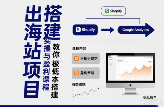 小淘出海站项目，搭建实操与盈利课程，手把手教你用极低成本搭建-禾谷轻创网