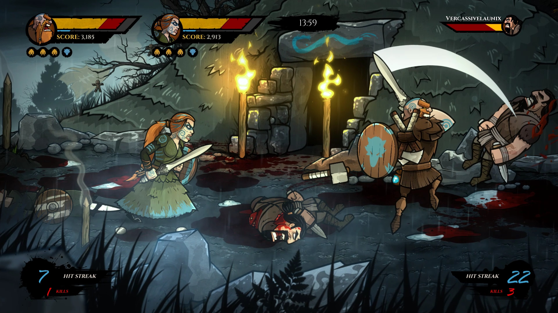《狼刃 Wulverblade》Switch中文版NSP下载 – 含1.3.0补丁-禾谷轻创网