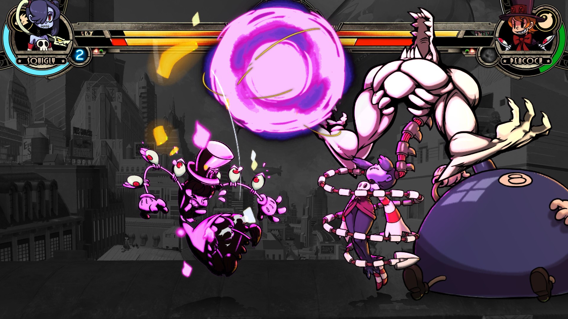 《骷髅女孩：二度返场 Skullgirls: 2nd Encore》Switch美版英文NSP下载 – 含1.0.11补丁+5DLC-禾谷轻创网