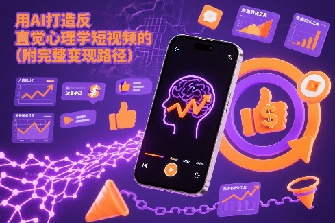 用AI打造“反直觉”心理学短视频的流量密码(附完整变现路径)-禾谷轻创网
